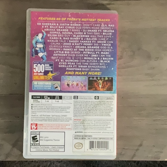 Just Dance 2020 Frozen Nintendo Switch - Picture 2 of 5
